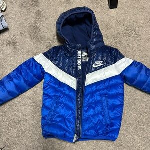 Like New Kids Size 7 Puffer Jacket with Hood